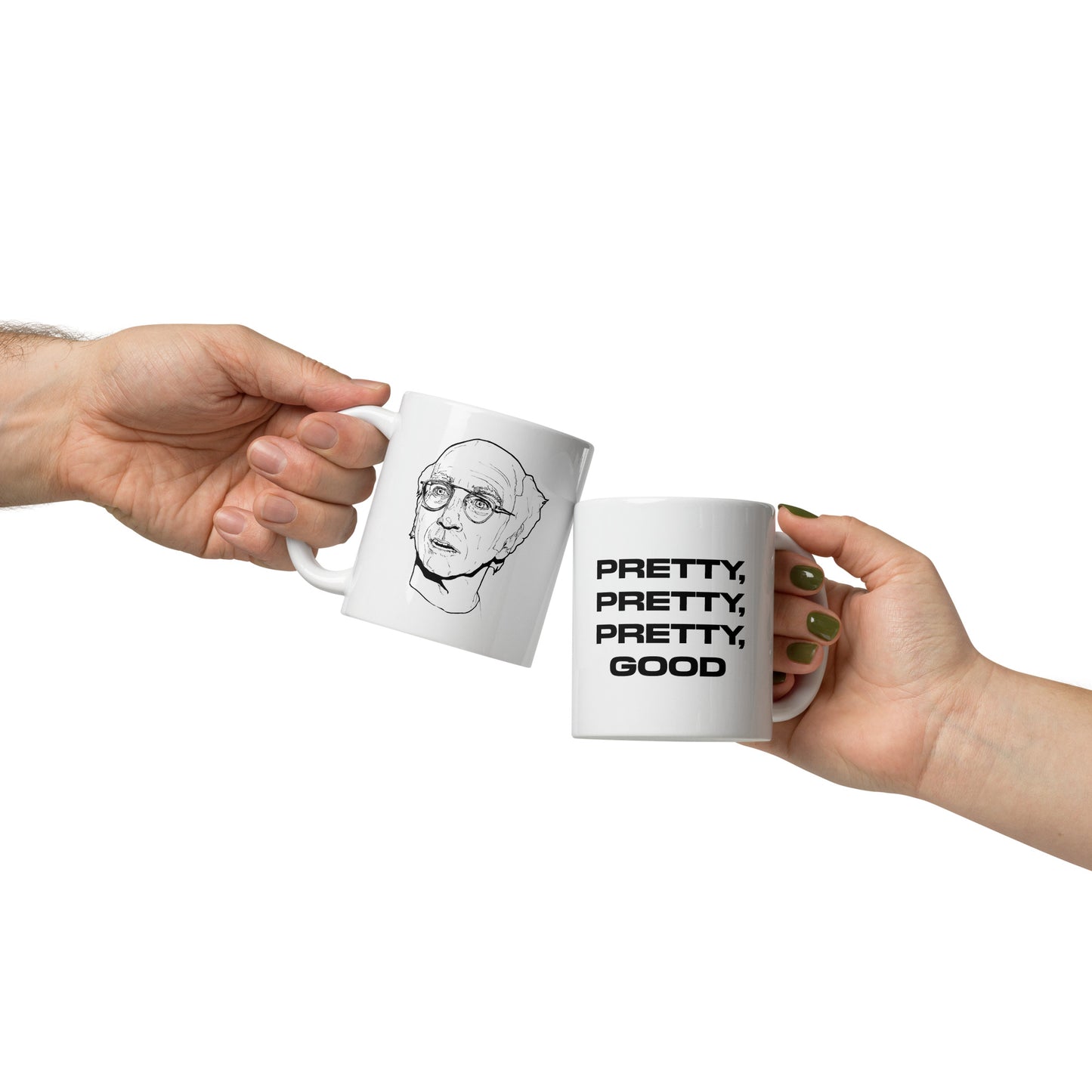 Larry David "Pretty Good" Mug